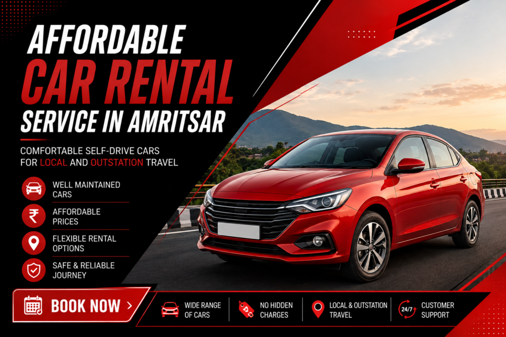Affordable Self-Drive Car Rental Service in Amritsar