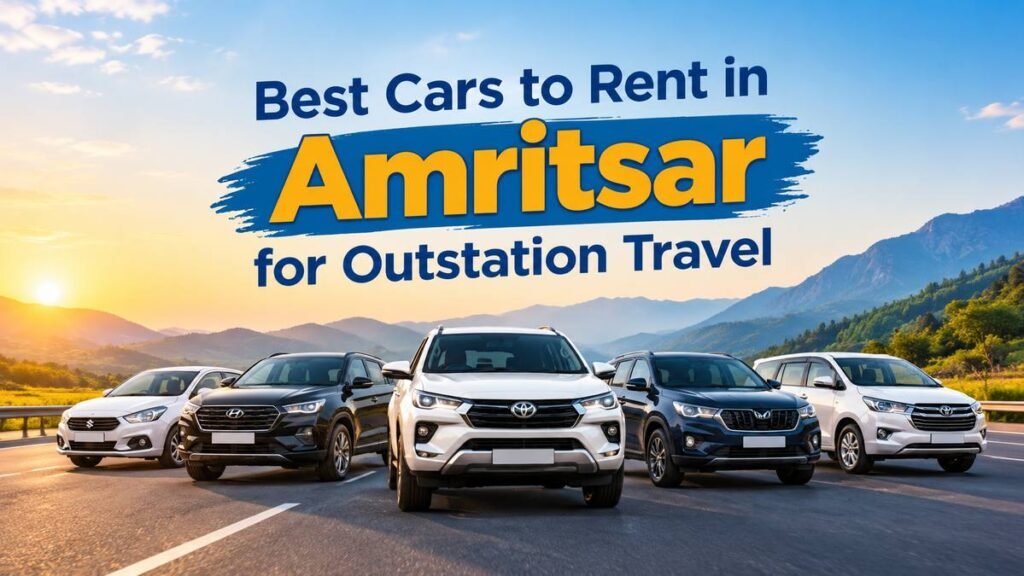 Best Cars to Rent in Amritsar for Outstation Travel